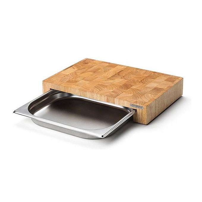 Continenta C4026 - Keuken snijplank met schaal 39x27 cm rubber