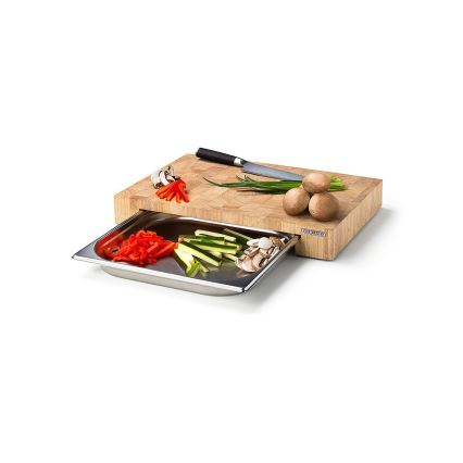 Continenta C4026 - Keuken snijplank met schaal 39x27 cm rubber