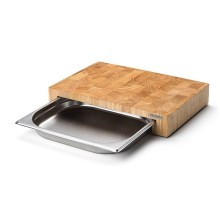 Continenta C4026 - Planche à découper de cuisine avec plateau 39x27 cm caoutchouc