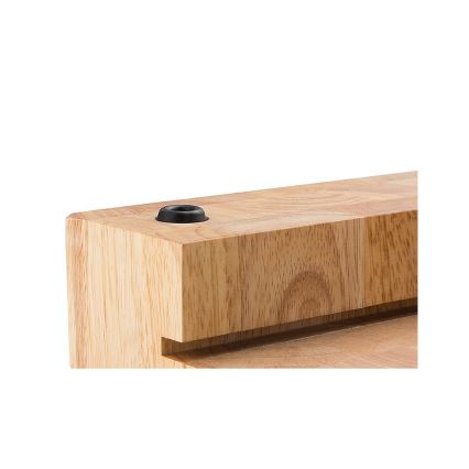 Continenta C4026 - Planche à découper de cuisine avec plateau 39x27 cm caoutchouc