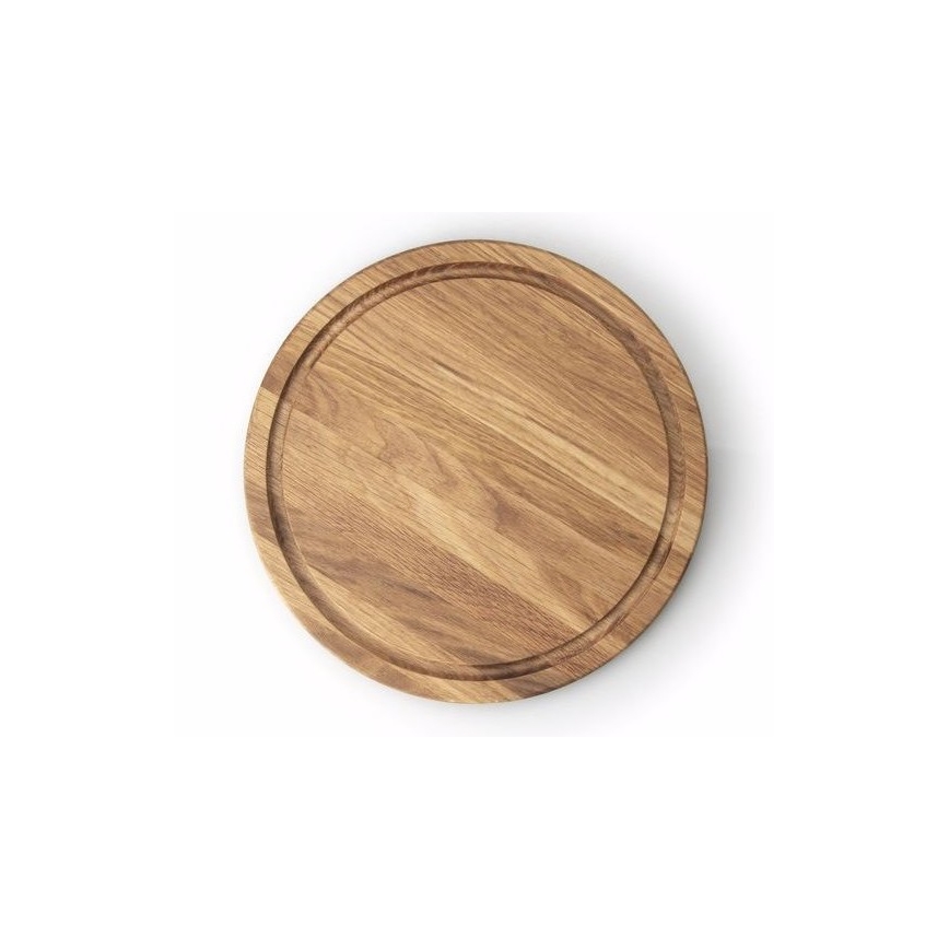 Continenta C4105 - Planche pour servir des steaks d. 28 cm chêne