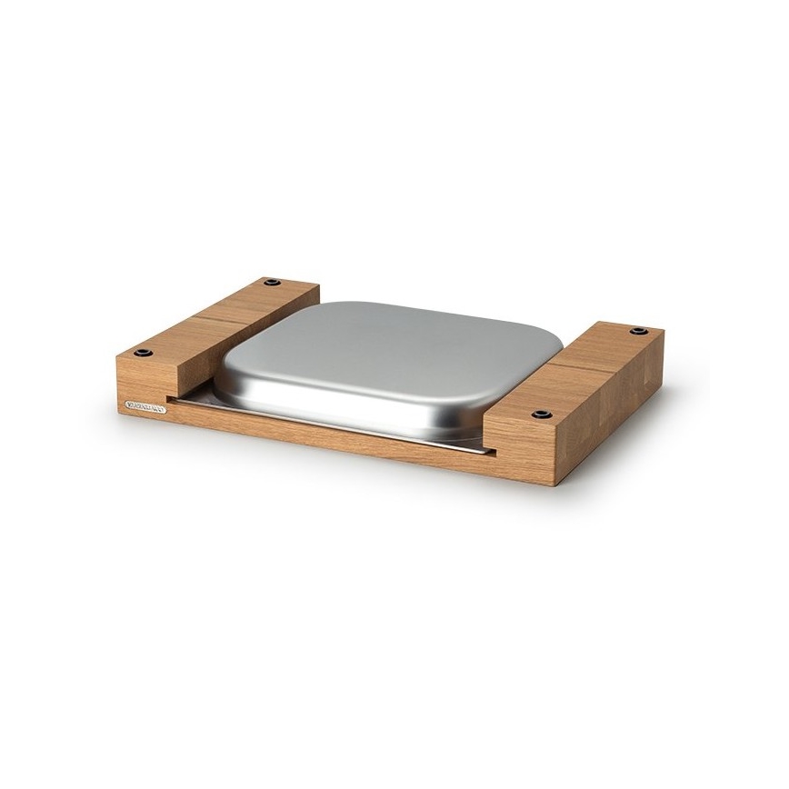 Continenta C4110 - Keuken snijplank met schaal 39x27 cm eiken