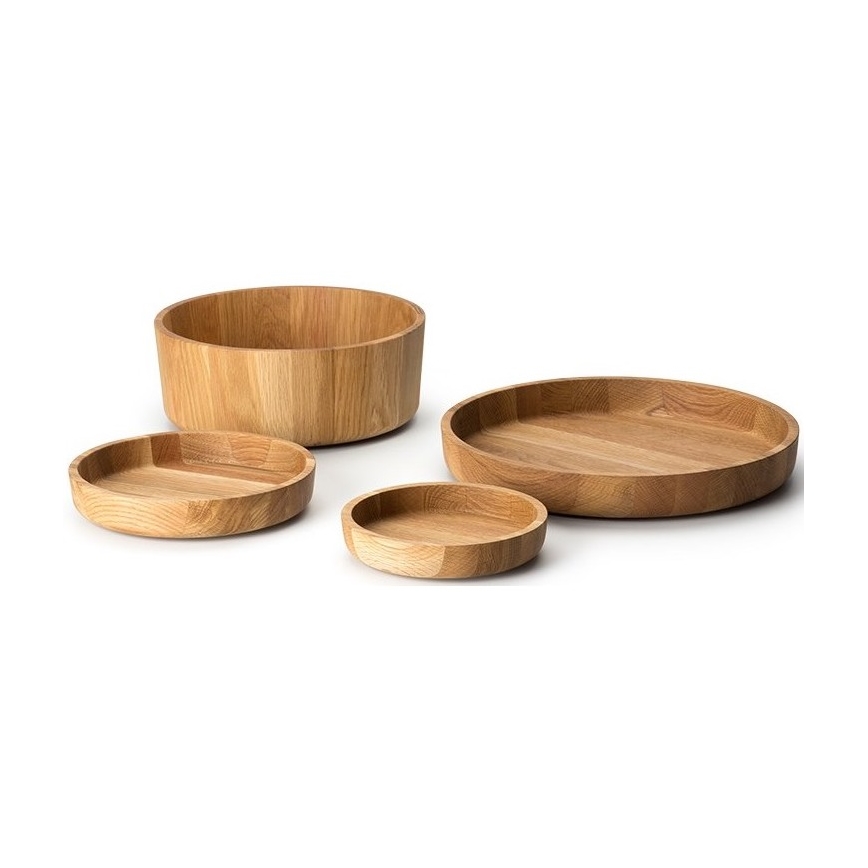 Continenta C4137 - Bol de service 26x10,3 cm en chêne