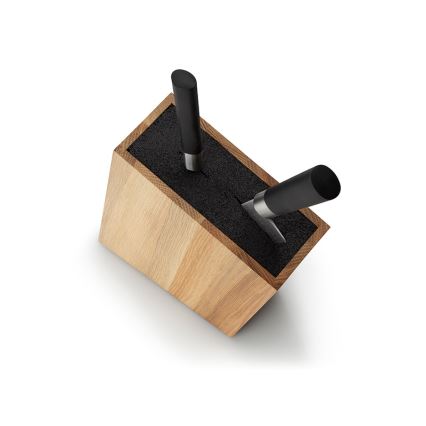 Continenta C4150 - Porte-couteau avec insert flexi 18x28,5 cm chêne