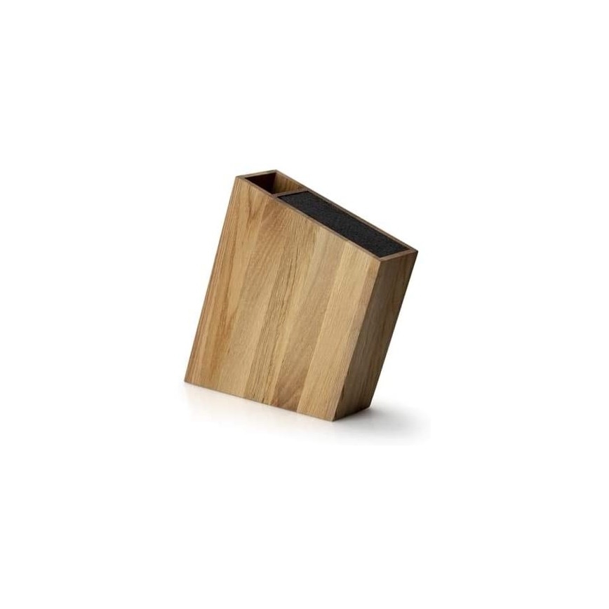 Continenta C4151 - Messenstandaard met een flexi-inzet en compartiment 31x8x24,5 cm eiken