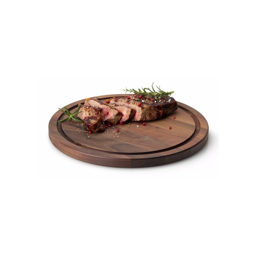 Continenta C4205 - Planche pour servir les steaks d. 28 cm noyer