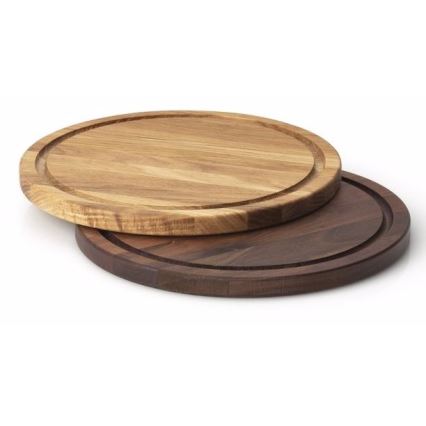 Continenta C4205 - Planche pour servir les steaks d. 28 cm noyer
