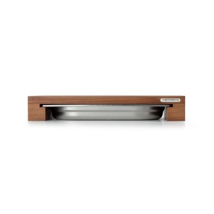 Continenta C4210 - Planche à découper de cuisine avec plateau 39x27 cm noyer