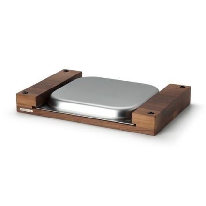 Continenta C4210 - Planche à découper de cuisine avec plateau 39x27 cm noyer