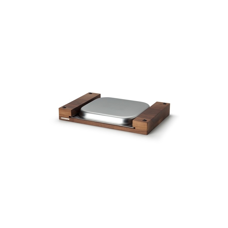 Continenta C4210 - Planche à découper de cuisine avec plateau 39x27 cm noyer