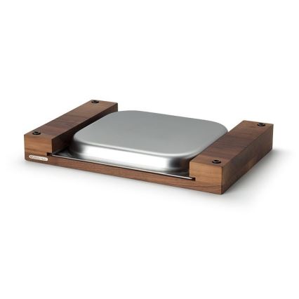 Continenta C4211 - Keuken snijplank met schaal 48x32,5 cm walnotenboom