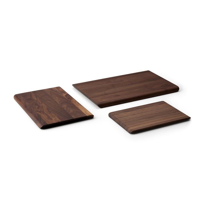 Continenta C4221 - Planche à découper de cuisine 30x20 cm en bois de noyer