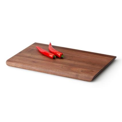 Continenta C4222 - Planche à découper de cuisine 36x24 cm bois de noyer