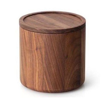 Continenta C4273 - Boîte en bois 13x13 cm bois de noyer