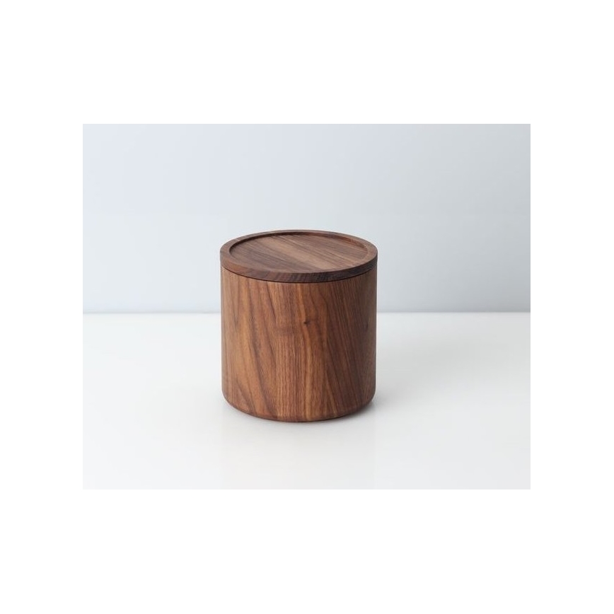 Continenta C4273 - Boîte en bois 13x13 cm bois de noyer