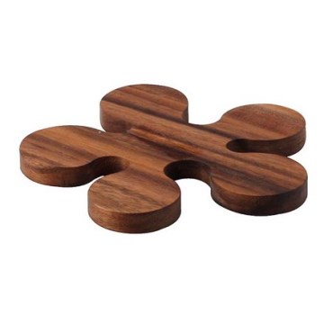 Continenta C4881 - Houten Onderzetter voor een pan 16x1,2 cm acacia