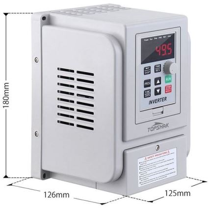 Convertisseur de fréquence pour moteurs triphasés 230V/12A