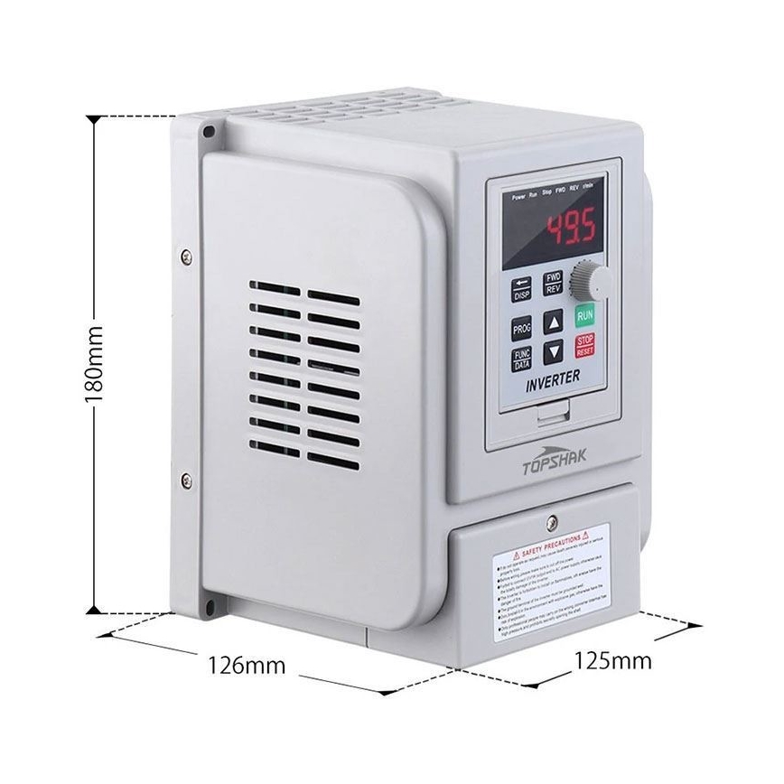 Convertisseur de fréquence pour moteurs triphasés 230V/12A