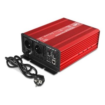 Convertisseur de tension 1000 W, 12 V → 230 V