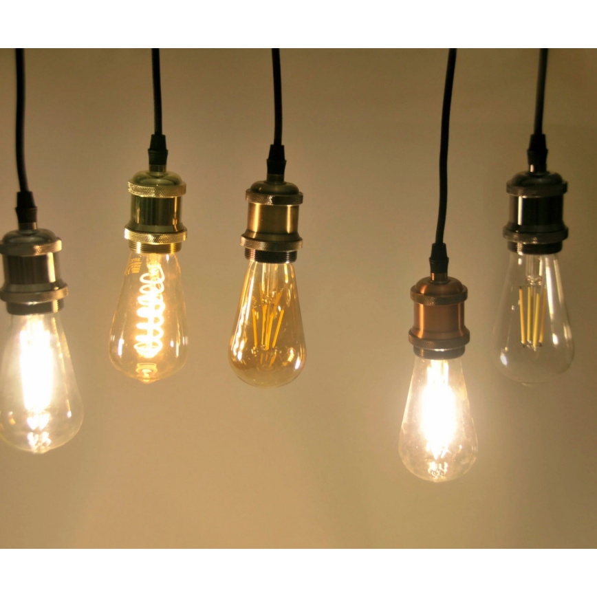 Cordon d'alimentation 1xE27/20W/230V cuivre