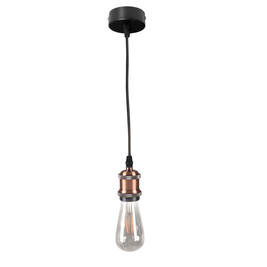 Cordon d'alimentation 1xE27/20W/230V cuivre
