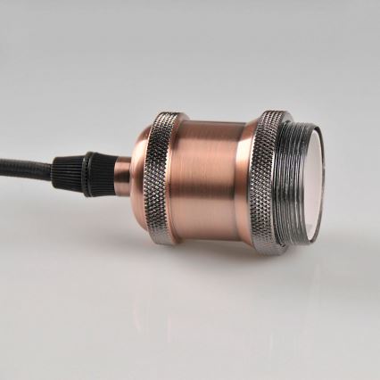 Cordon d'alimentation 1xE27/20W/230V cuivre