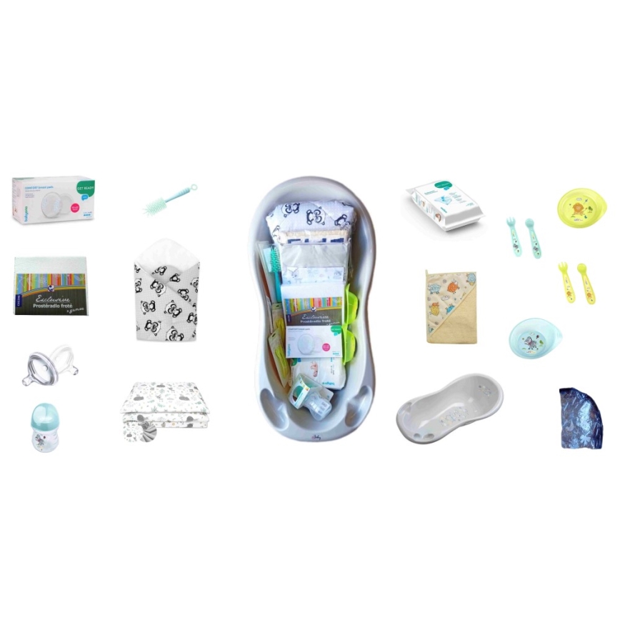 COSING - 16-delige startset voor pasgeborenen grijs