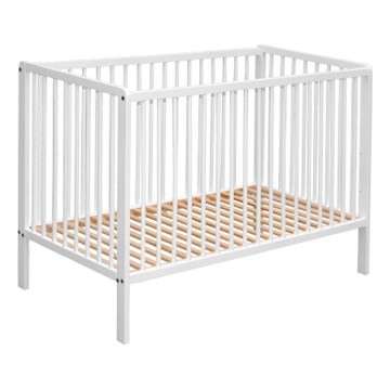 COSING - Babybedje 120x60 cm beukenhout/wit
