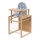 COSING - Kinder-eetstoel 2-in-1 Viktoria beuk/grijs