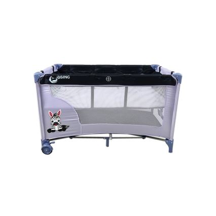 COSING - Reisbedje ADAM Zebra Grey met verstelbare standen