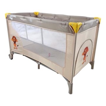 COSING - Reisbedje met verstelbare ligstand ADAM Lion Beige