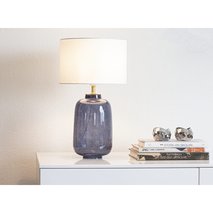 Cottex - Lampe de table BLAKE 1xE27/8W/230V bleue