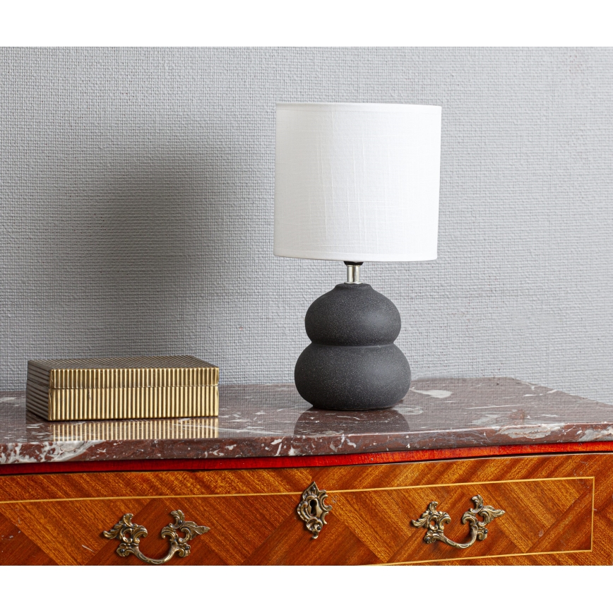 Cottex - Tafellamp LUCIE 1xE14/8W/230V grijs