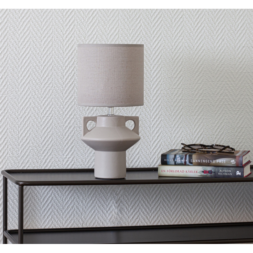 Cottex - Tafellamp MATEO 1xE14/8W/230V beige