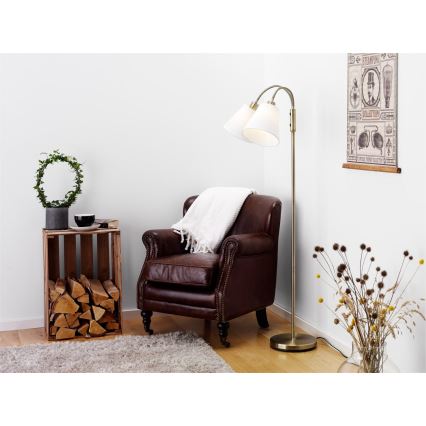 Cottex - Vloerlamp DUETT 2xE27/60W/230V