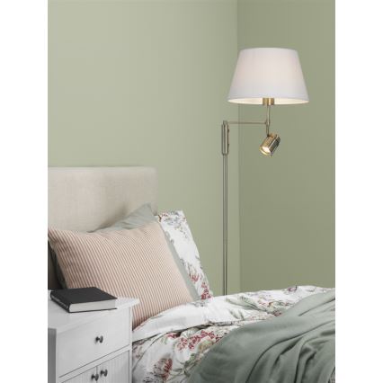 Cottex - Vloerlamp LIBRA 1xE27/60W/230V + GU10/40W