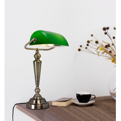 Cottex - Tafellamp THE BANKER 1xE27/60W/230V