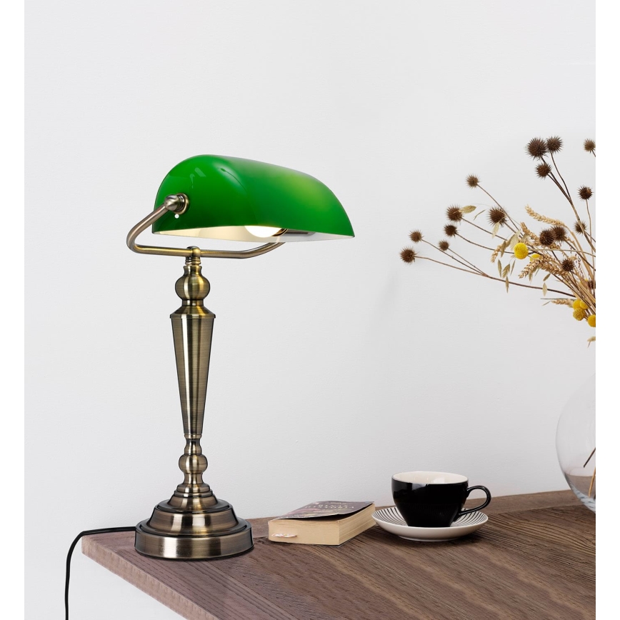 Cottex - Tafellamp THE BANKER 1xE27/60W/230V