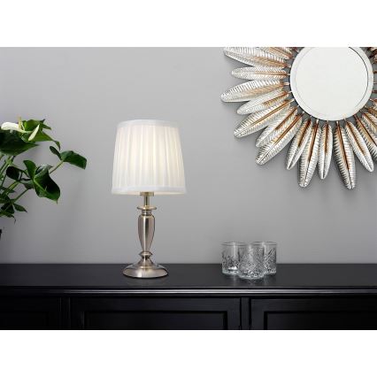 Cottex - Tafellamp INEB 1xE14/40W/230V zilver