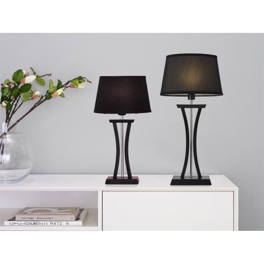 Cottex - Lampe de table NEW CHELSEA 1xE14/40W/230V noire