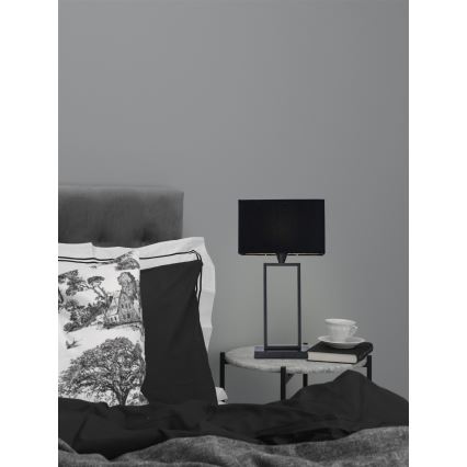 Cottex - Lampe de table KENSINGTON 1xE14/40W/230V noire