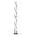 Cottex - Lampadaire LED VINDLA LED/22W/230V noir