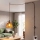 Cottex - Suspension à câble à brancher sur prise NORA 1xE14/5W/230V, marron