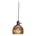 Cottex - Suspension sur câble NORA 1xE14/5W/230V marron