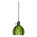 Cottex - Suspension sur câble NORA 1xE14/5W/230V verte