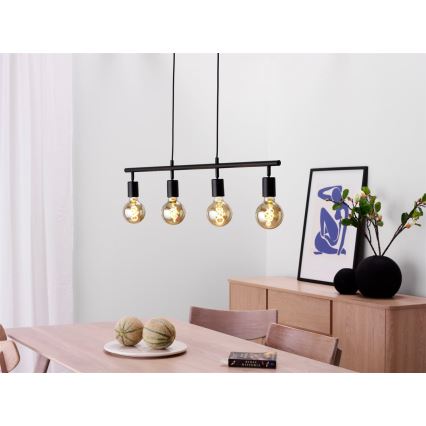 Cottex - Hanglamp ARC met kabel 4xE27/60W/230V