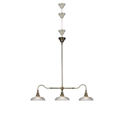 Cottex - Hanglamp met stang SNOOKER 3xE27/60W/230V