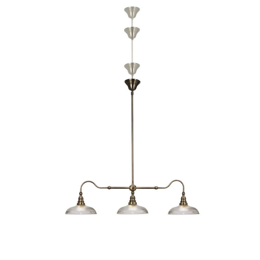 Cottex - Suspension sur tige SNOOKER 3xE27/60W/230V