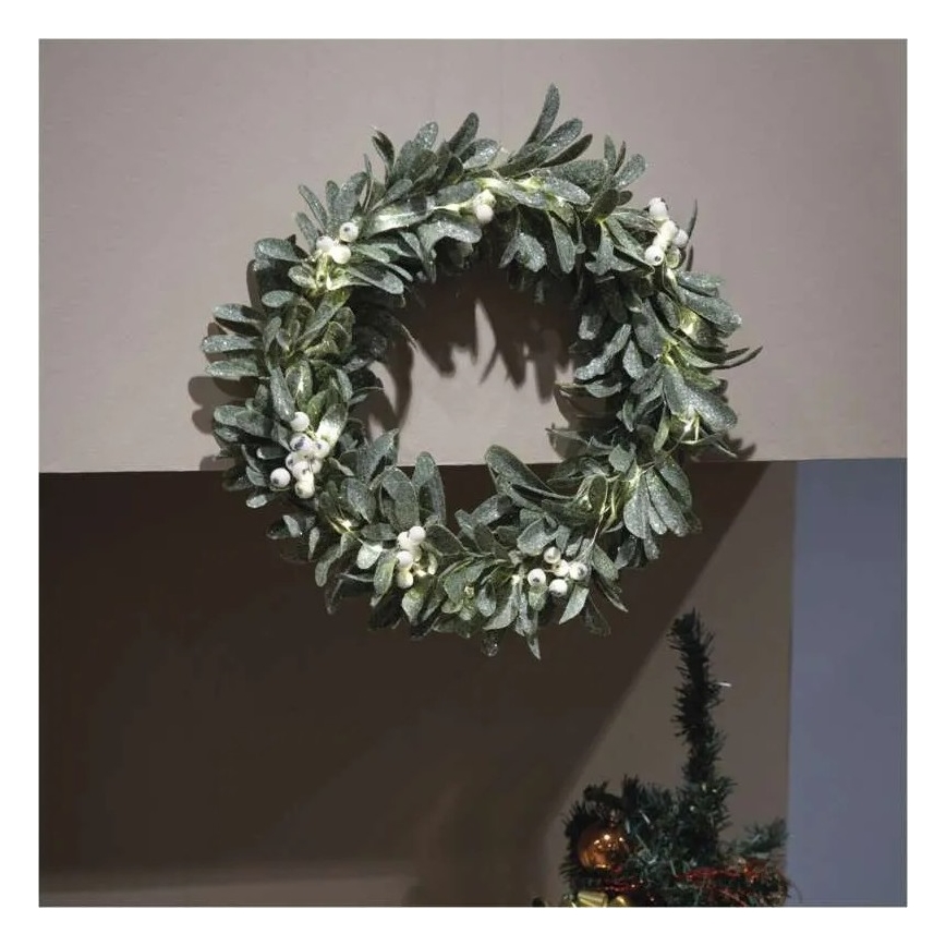 Couronne de Noël à LED 25xLED/3xAA Ø 35 cm