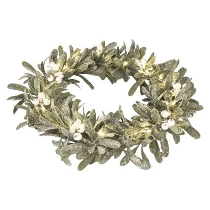 Couronne de Noël à LED 25xLED/3xAA Ø 35 cm